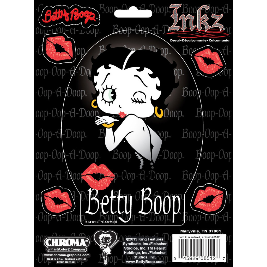 Chroma 8512 Betty Boop Timeless Inkz Decal