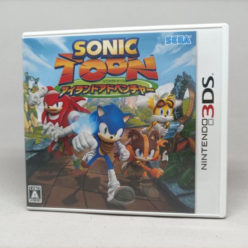 Sonic Toon Island Adventure | แผ่นเกมส์แท้มือสอง | Nintendo 3DS | Japan | ใช้งานปกติ