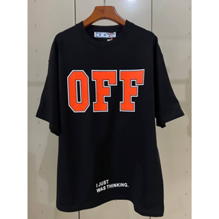 OFF-WHITE C/O VIRGIL ABLOH I JUST WAS THINKING TEE เสื้อยืดคอกลมแขนสั้น แบรนด์ออฟไวท์ MENS