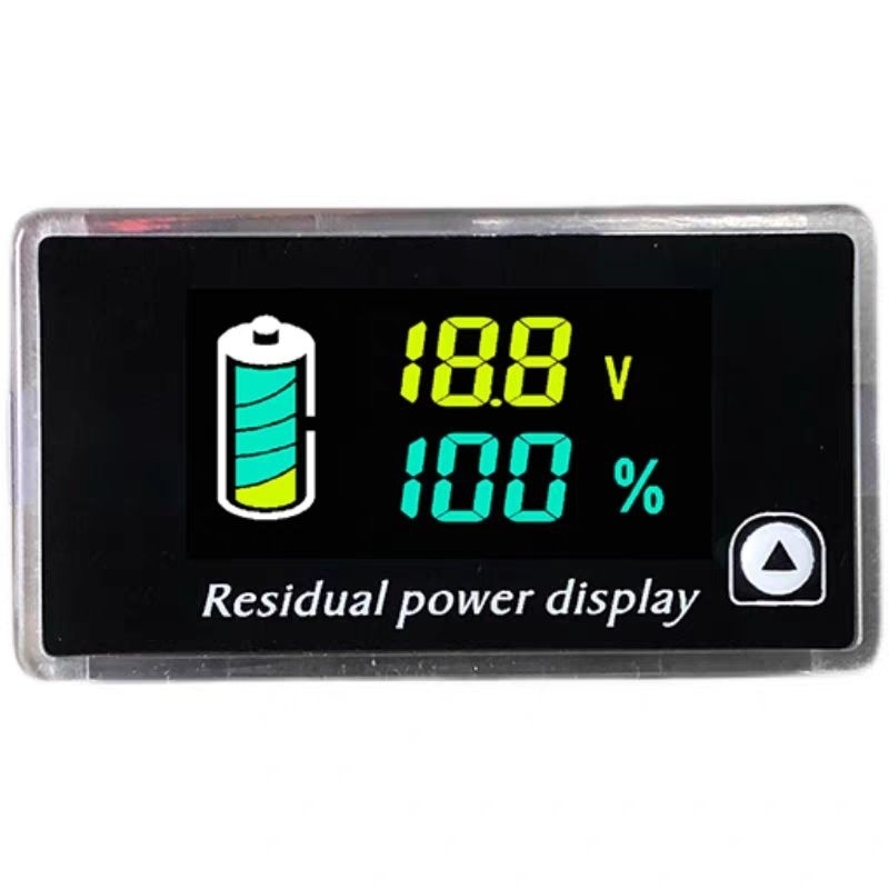 โวลต์มิเตอร์ 12v-120v ต่อขั้วบวกขั้วลบ ก็ใช้วัดโวลต์​ได้เลย