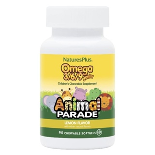 Nature s Plus Source of Life Animal Parade Omega 3 6 9 Fish Oil FishOil วิตามินสำหรับเด็ก โอเมก้า3 น้ำมันปลา NaturesPlus