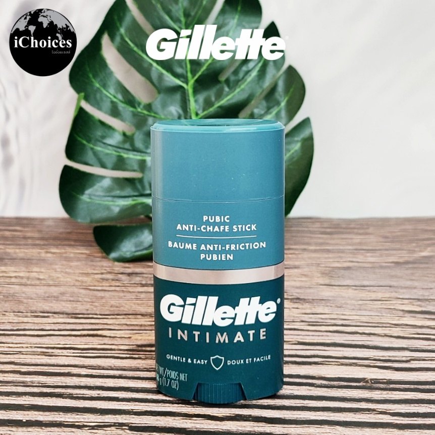 [Gillette] Intimate Pubic Anti-chafe Stick Gentle & Easy 48 g ผลิตภัณฑ์ทาขาหนีบ ต้นขา