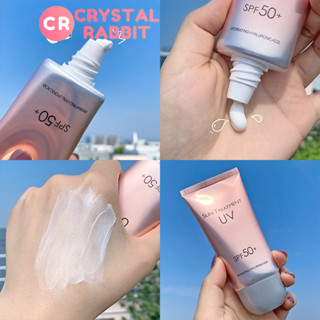 CRYSTAL RABBIT ครีมกันแดด SPF50+ UV ครีมกันแดดสำหรับผิวหน้า