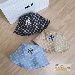 ของแท้ 💯% MLB Monogram Classic Bucket Hat หมวกปีก