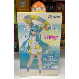 Taito Vocaloid Hatsune Miku Original Summer Cloth Renewal Ver. Figure