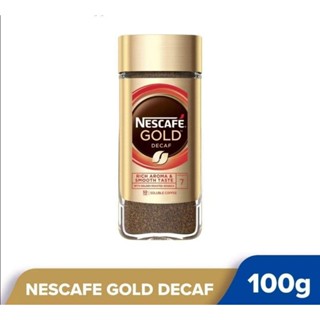 เนสกาแฟ Nescafe Gold Decaf 100g.(กาแฟสกัดคาเฟอีนออก97%)​