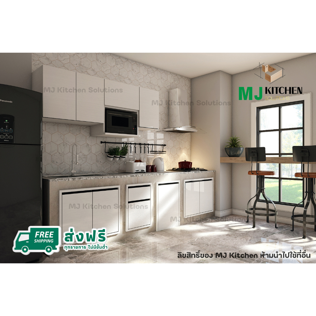 บานซิงค์ รุ่น Hi-Gloss Series MJ Kitchen Solutions