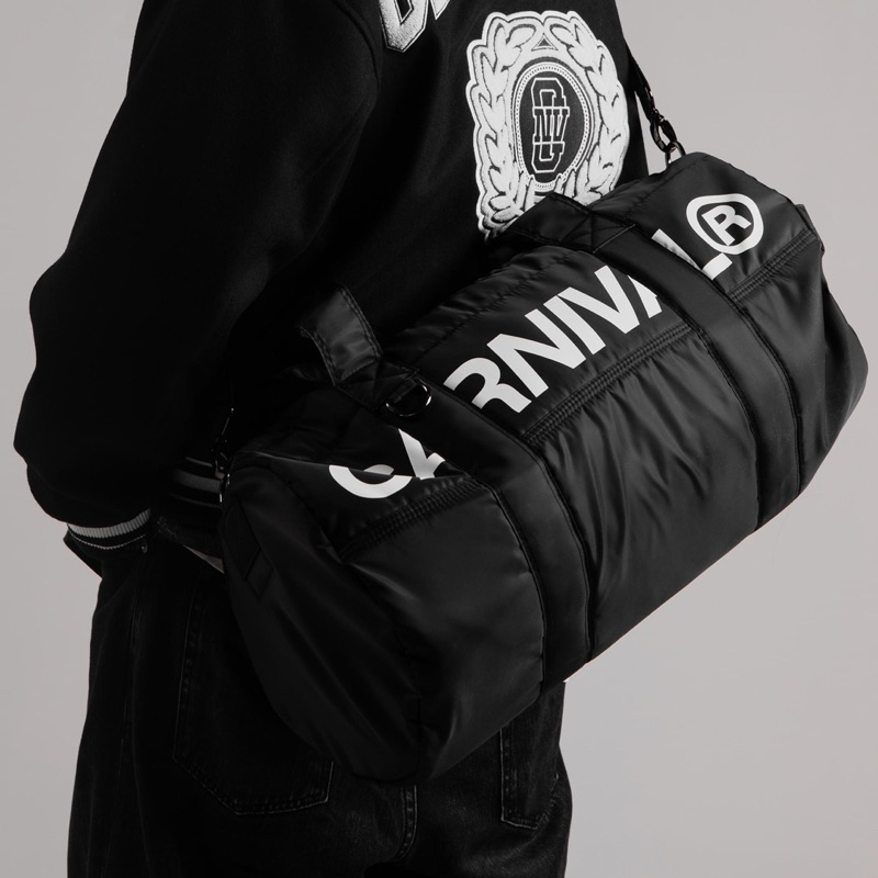 CARNIVAL DUFFLE NYLON BAG L Black