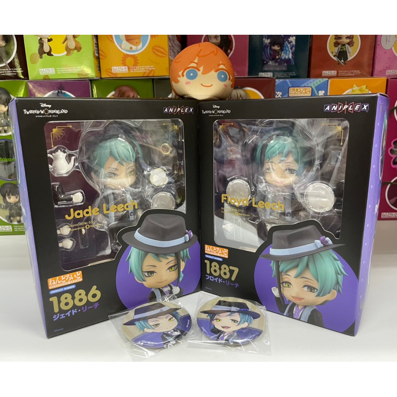 Nendoroid Disney Twisted Wonderland Jade Leech & Floyd Leech Aniplex (ขายเป็นคู่ค่ะ)