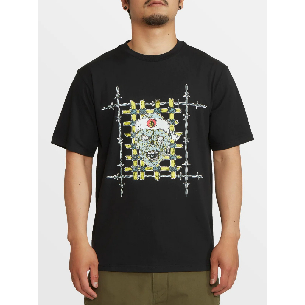 Volcom เสื้อยืด VAF212210 NPAC RICHARD FRENCH SAYER SS TEE