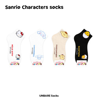 Sanrio Characters Socks 🇰🇷 ถุงเท้าซานริโอ้ ถุงเท้านำเข้าจากเกาหลี ลิขสิทธิ์แท้