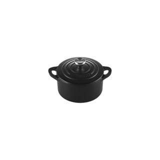 หม้อเหล็กหล่อทรงกลม ขนาด 10CM ROUND CASSEROLE 10CM MATTE BLACK