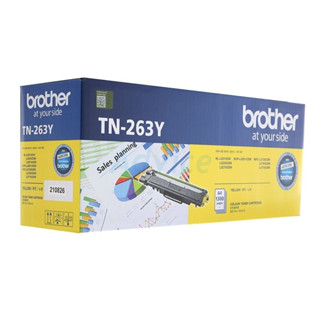 Toner Original BROTHER TN-263 Y หมึกพิมพ์ 1,300 pages ประกัน by Brand