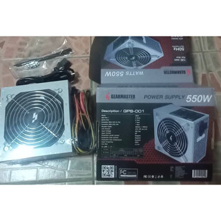 ส่งจากไทย 550W. GEARMASTER Power supply รุ่น GPS-001 550วัตต์ GPS001 พาวเวอร์ซัพพลาย 550 W.