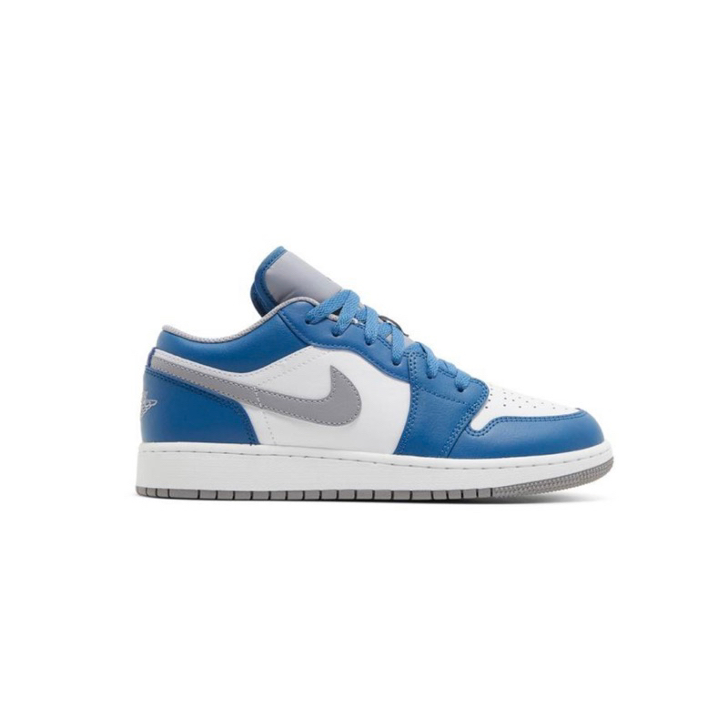 (พร้อมส่ง ของแท้ 100%) AIR JORDAN 1 LOW TRUE BLUE CEMENT