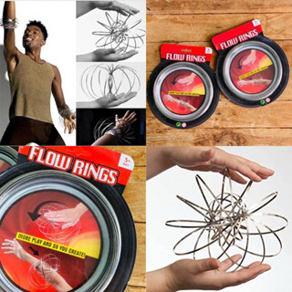 🇹🇭 พร้อมส่ง 🔗 Flow Ring หรือ Kinetic Spiral Spinner 🌀 วงแหวนมหัศจรรย์ ของเล่น เสริมทักษะ และ กำไล มายากล โฟลวริง