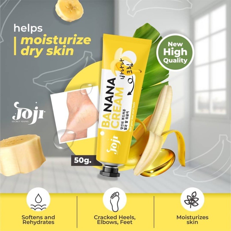 JOJI Secret Young Soft Your Feet And Heels Banana Cream 50g.