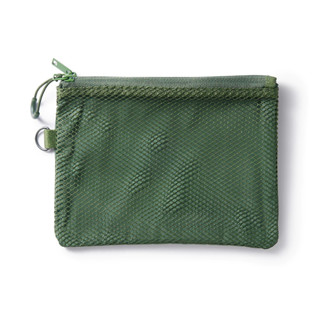 MUJI (มูจิ) กระเป๋าซิปตาข่าย Size S (polyester double zipper case S)