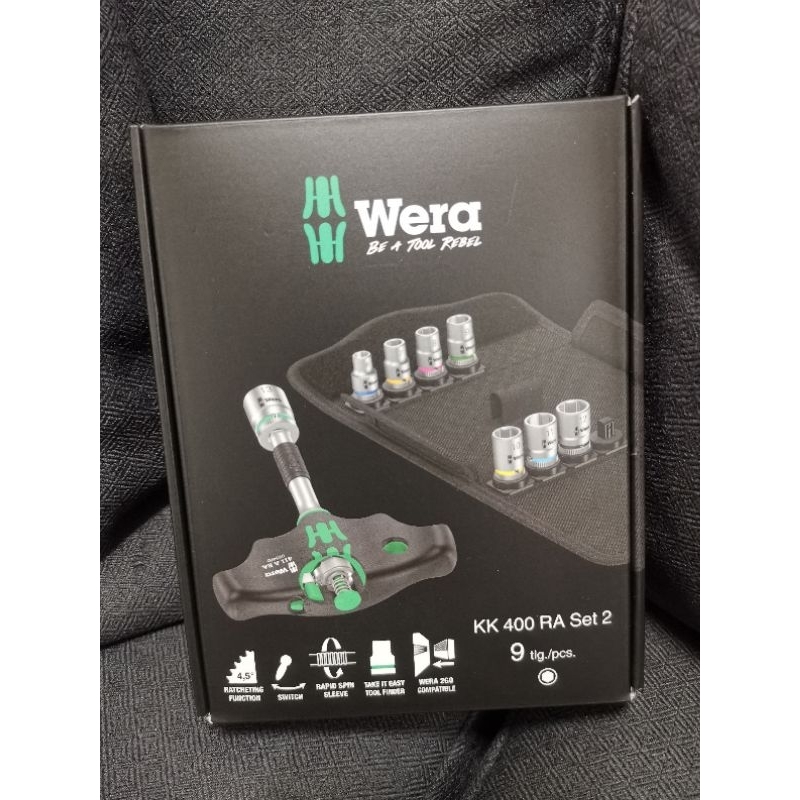 ชุดประแจ Kraftform Kompakt 400 RA Set 2 Code.:Nr05023470001 WERA