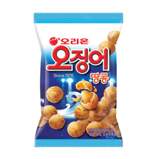 오징어 땅콩 ขนมถั่วลิสงเคลือบ อบกรอบ รสปลาหมึก 98g x 2 ห่อ