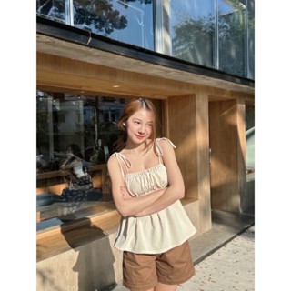 เสื้อผ้าเปลือกไม้น่ารักๆ อกยืดได้เยอะสายมัดปรับได้พร้อมส่ง