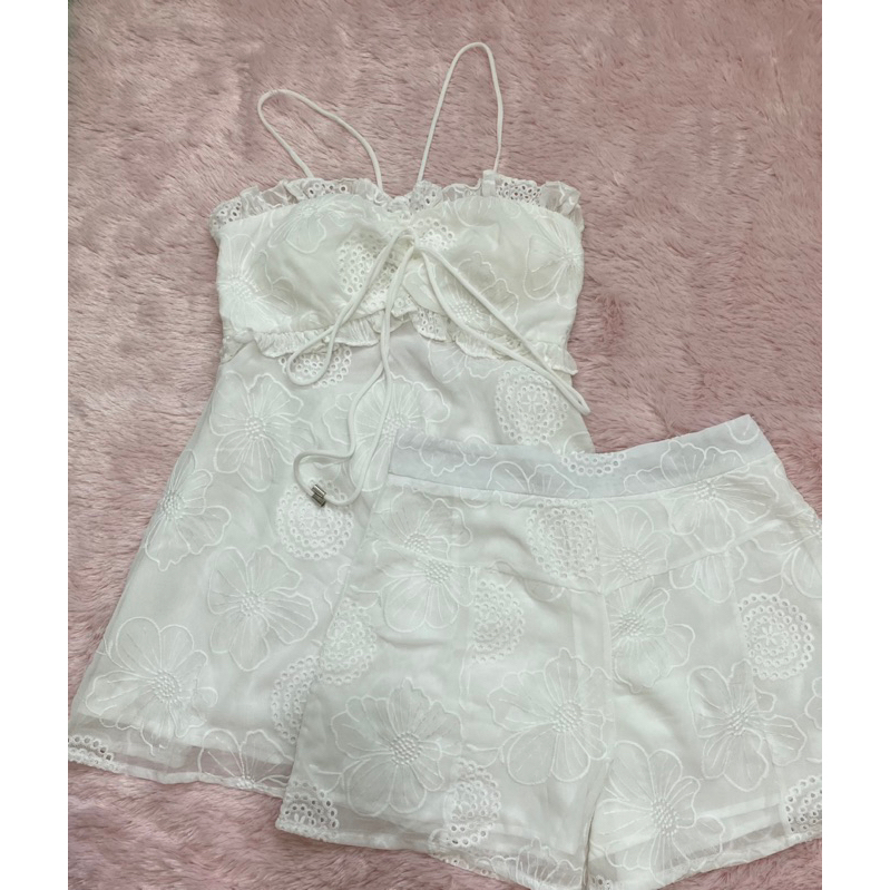 ชุดเซ็ทขาสั้น ป้าย keep me around