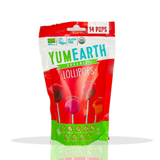 Natural Efe / YUMEARTH  / Organic Lolipops อมยิ้ม จากผลไม้แปรรูป 87g