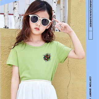 K-2342-SHORT 3สี เสื้อยืดเด็ก เสื้อเด็กน่ารัก เสื้อเด็กราคาปลีก-ส่ง