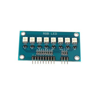 โมดูลแสดงผล 256 สี 8 ดวง 5050 RGB Full-color LED / Water Lamp Module Microcontroller Running Water Light for Arduino