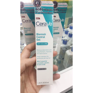 🔥แท้100% ฉลากไทย 🔥 CERAVE Blemish Control Gel 40 ml. - เซราวี เบลมมิช คอนโทรล เจล 40 มล.