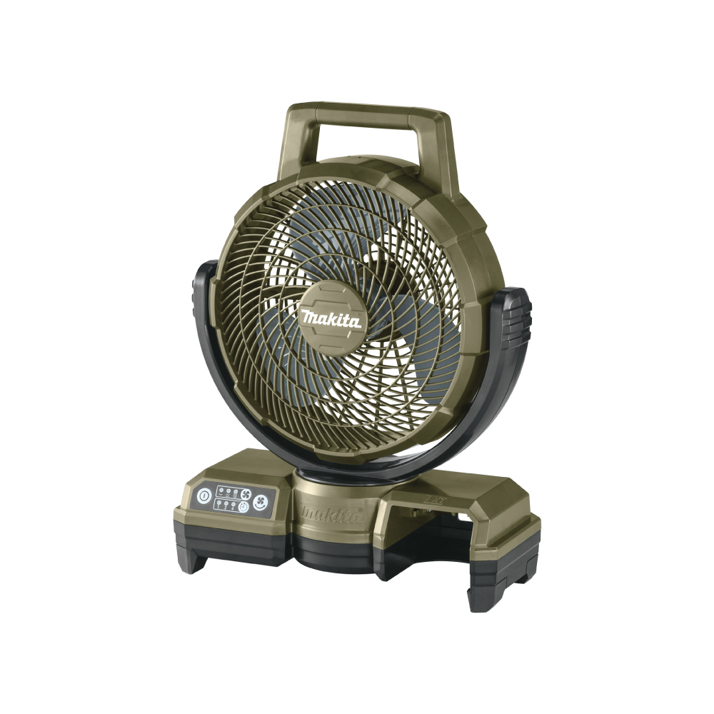 [เครื่องเปล่า] MAKITA DCF203ZX1O : พัดลมไร้สาย 9" 18V (ปรับส่าย) Olive Collection