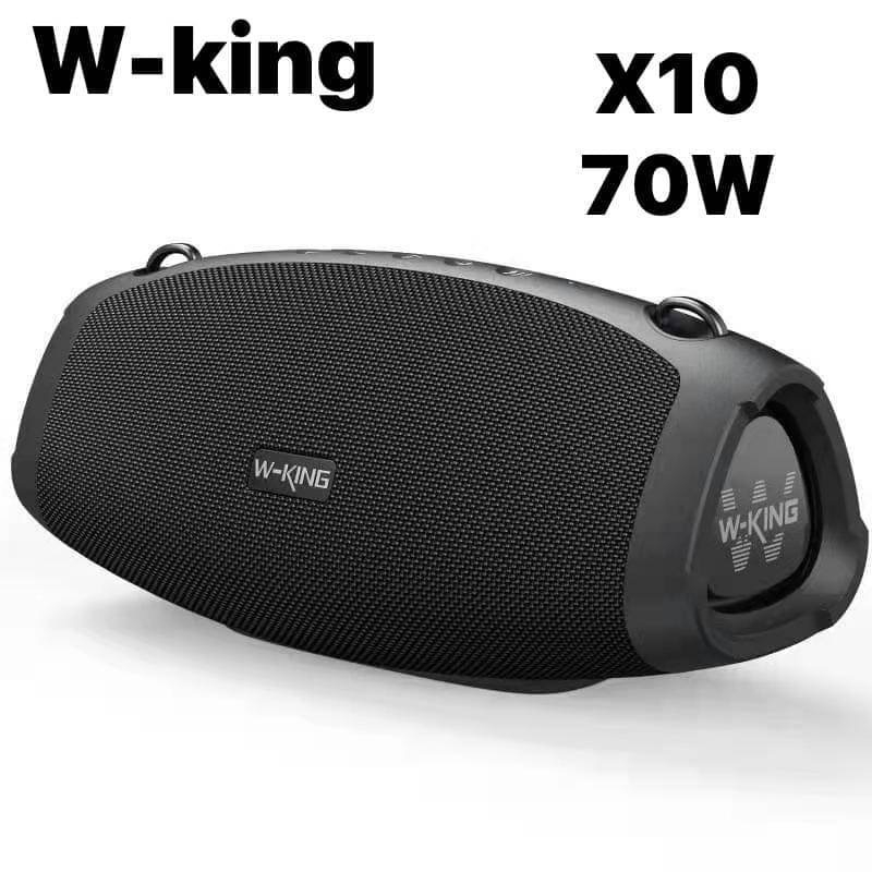 W-king X10 ลำโพงบลูทูธ รุ่นใหม่ล่าสุด กำลังขับ 70W เบสแน่น กันน้ำ iPX6 Bluetooth Speaker Wking
