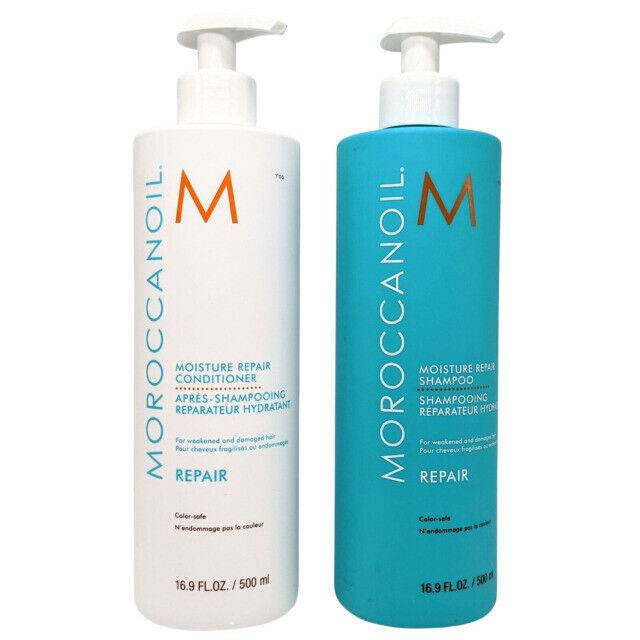 Moroccanoil Moisture Repair Shampoo/Conditioner 500 ml แชมพู และครีมนวดผม สำหรับผมแห้งเสีย