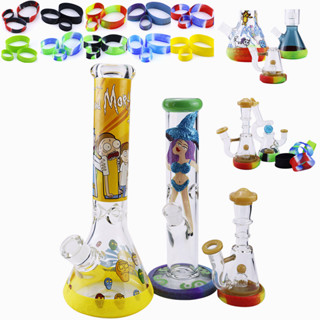 เคสบ้อง ยางหุ้มบ้อง glass bong protector ซิลิโคนป้องกันบ้อง bong case ซิลิโคนบ้อง กันกระแทกบ้อง แผ่นรองบ้อง มี 3 ชิ้น