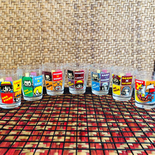 แก้ว ลายวันพีซ One Piece Mini Glass จากญี่ปุ่น มือสอง