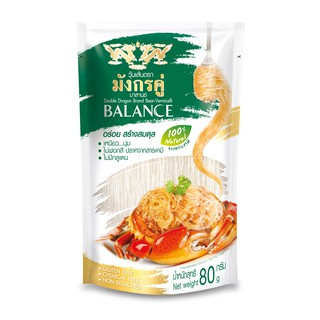 มังกรคู่ วุ้นเส้น Balance บาลานซ์ ขนาด 80 กรัม