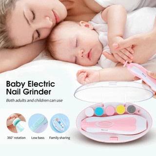 【พร้อมส่ง】ที่ตัดเล็บเด็ก ที่ตะไบเล็บเด็ก อัตโนมัติ พร้อมไฟฉายส่องสว่าง Baby Nail Trimmer