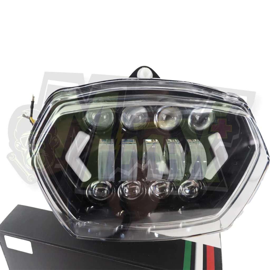 ไฟหน้าแต่ง LED พร้อมไฟเลี้ยว สำหรับ Vespa Sprint / Primavera 150 thumbnail 6