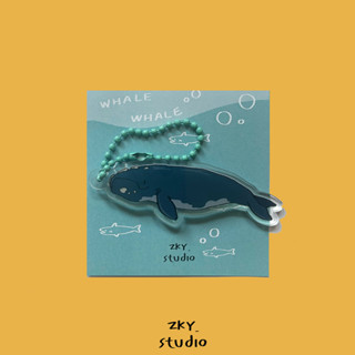 พวงกุญแจ อะคริลิค Acrylic Keyring Right Whale