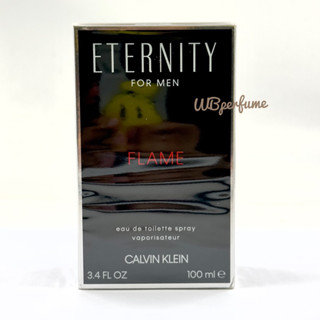 น้ำหอมแท้100% CK Eternity Flame For Men Eau De Toilette ขนาด 100 มล.