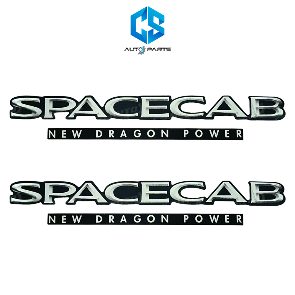 สติ๊กเกอร์ SPACECAB NEW DRAGON POWER ติดแคป ISUZU DRAGON ปี2001