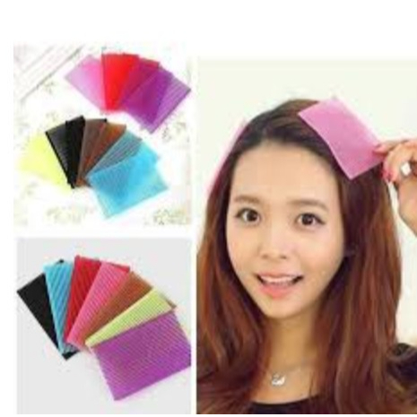 แผ่นแปะผม แผ่นเก็บผม สำหรับตอนแต่งหน้า ล้างหน้า