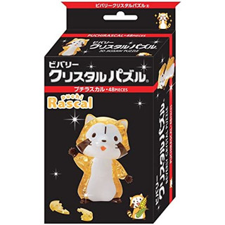 🧡 พร้อมส่ง 🧡 ของใหม่ ของแท้ JP 100% 3D Jigsaw Puzzle Puchi Rascal the Raccoon ตุ๊กตาแรคคูนราสคาล