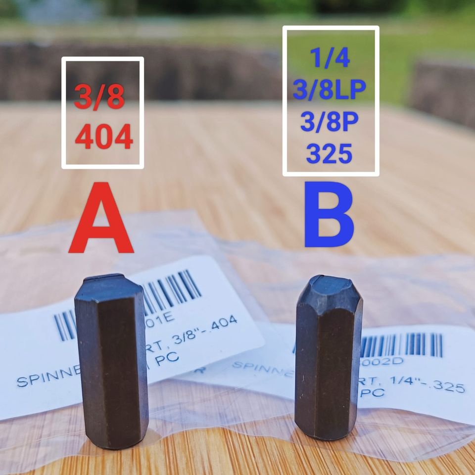 หัวต่อโซ่ เบอร์.A/B กดเลือก (ยี่ห้อ.tecomec/precision*งานอิตาลี)