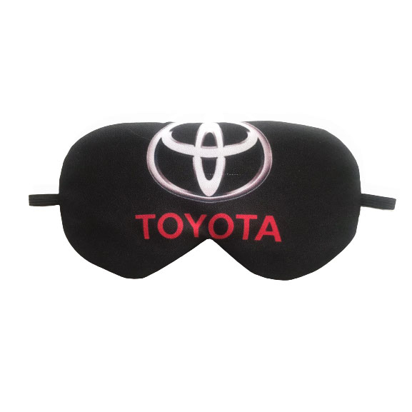 ผ้าปิดตา โตโยต้า Toyota Blindfold ผ้าปิดตานอน ที่ปิดตา ที่ิ่ปิดตานอน แบรนด์ รถยนต์ ของขวัญ คนรักสุขภาพ แบรนด์รถยนต์
