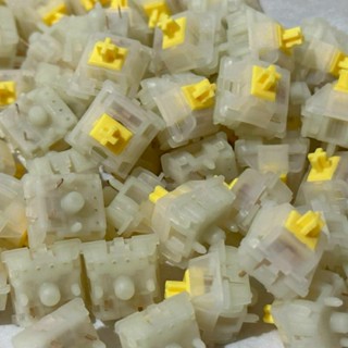 Gateron Milky Yellow linear switch (10ตัว/แพ็ค)