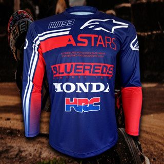 เสื้อยืดคอกลม Motocross T-Shirt longsleeve  เสื้อแขนยาวโมโต้ครอส#MC0001รุ่น มาร์ก มาเกซ#93  ไซส์ S-5XL