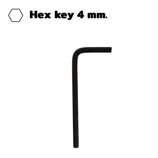 HEX KEY ประแจหกเหลี่ยม (6 เหลี่ยม) ขนาด 4 มิล (ด้ามสั้น)