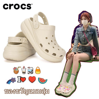 OUTLETS 🇺🇸 นำเข้าจากอเมริกา CROCS แท รองเท้าแตะ crocs พื้นหนา ของแท้ สําหรับผู้หญิง 207521