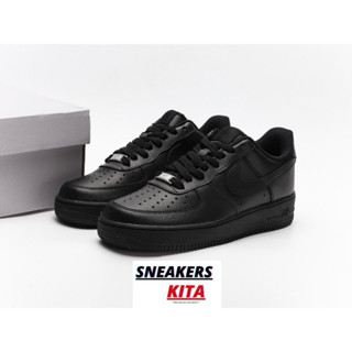 ของแท้ 100% Nike Air Force 1 Low Triple Black